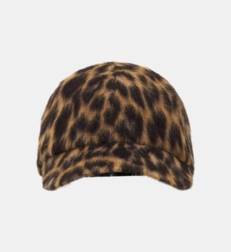 Casquette Imprimée Léopard - Lanvin - Multicolore