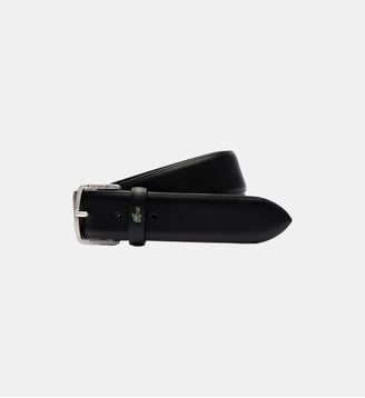 Ceinture en cuir lisse Lacoste