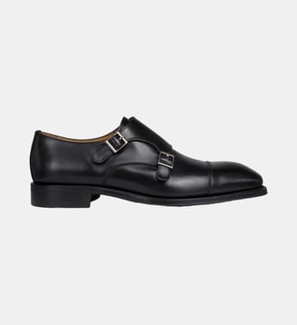 Chaussure Monk en cuir CAMBRIDGE - Finsbury - Noir