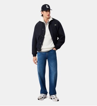 Bomber taffetas déperlant - Lacoste - Bleu marine