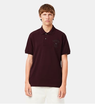 Polo Petit Piqué brodé classic fit - Lacoste - Marron