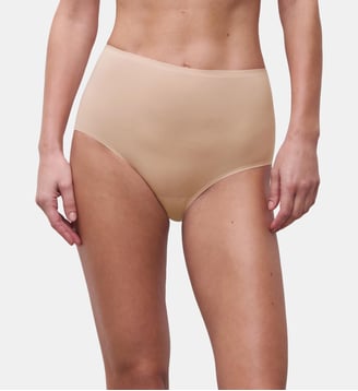 Culotte taille haute seconde peau - Chantelle - Beige clair