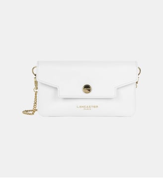Mini pochette Mademoiselle Grace en cuir - Lancaster - Blanc