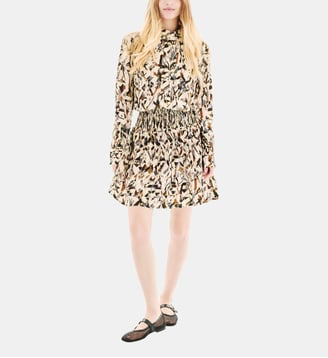 Robe rsissi - Motif imprimé - Viscose lenzing ecovero - Caroll - Écru