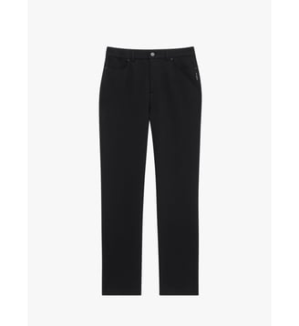 pantalon regular noir en milano - Agnès b. - Noir