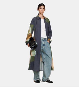Robe-chemise imprimée avec ceinture Adolfo Dominguez