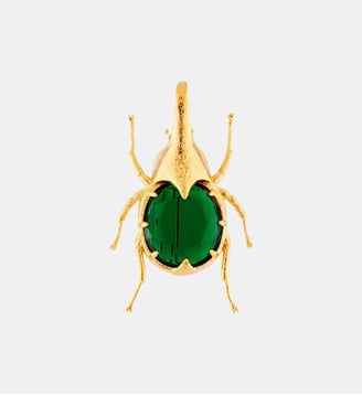 Broche scarabée - Les Néréides - Vert
