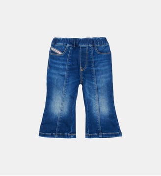 Jean bootcut bleu moyen - Diesel Kids - Denim bleu