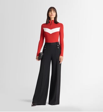 Pull andromede col montant coupe ajustée - Fusalp - Racing et neige