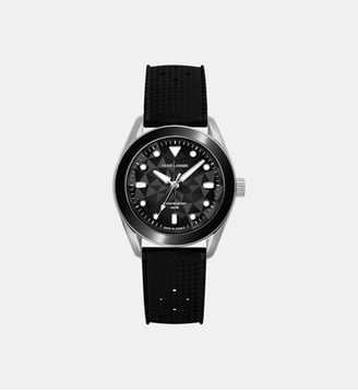 Montre Bora Noir 207K133 - Pierre Lannier - Argenté