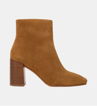 Boots Talon Haut Carla Cuir Suédé - Bobbies - Camel