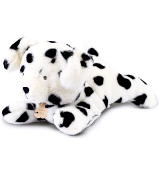 Peluche Les P'tits Relax Chien Dalmatien - Histoire D'Ours - Blanc