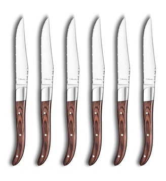 Royal Steak - Coffret 6 couteaux steak Bois Amefa