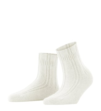 Chaussettes À Picots Bedsock Angora - Falke - Blanc cassé ciel
