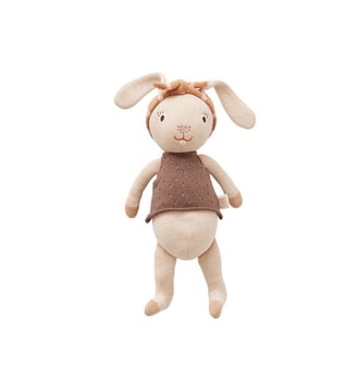 Peluche en coton à thème animalier - OYOY - Beige
