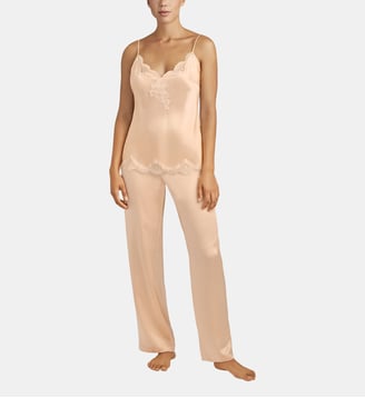 Pantalon en soie Toi mon Amour - Aubade - Blond