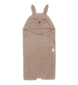 Couverture nomade Bunny - Jollein - Marron