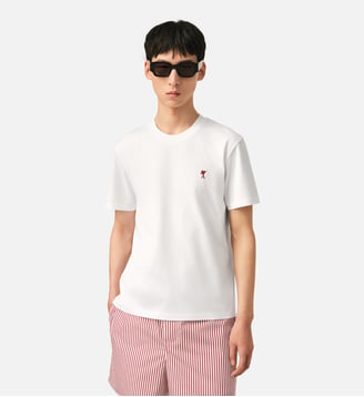 T-shirt Ami de Coeur en coton - AMI Paris - Blanc