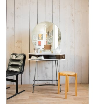 Coiffeuse en formica Louise N°220- Produit chiné - Debongout - Miroir