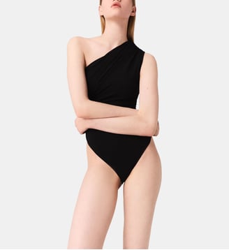 Body asymétrique - Maje - Noir
