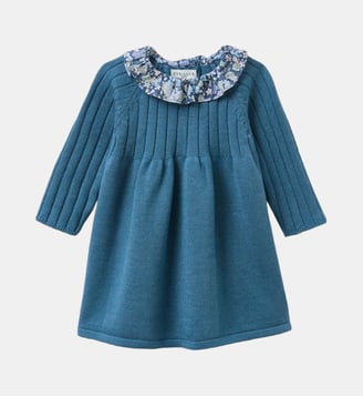Robe tricot col Liberty - Cyrillus - Liberty berry harvest