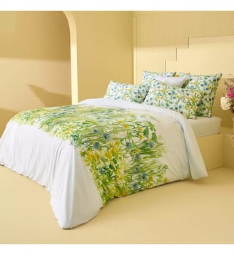 Parure de lit percale de coton - Garnier Thiebaut - Prairie