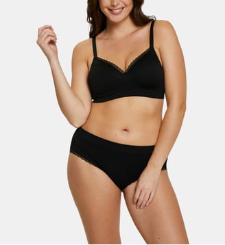 Slip Agathe - Sans Complexe - Noir