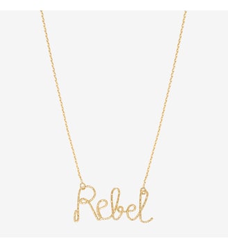 Collier doré rebel - bling - Caroline Najman - Doré