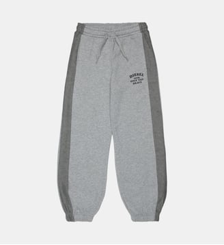 Pantalon en molleton avec logo - Diesel Kids - Gris