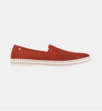 Espadrilles mesh et toile - Rivieras - Orange