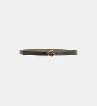 Fine ceinture réversible en cuir de 2 cm Pinko