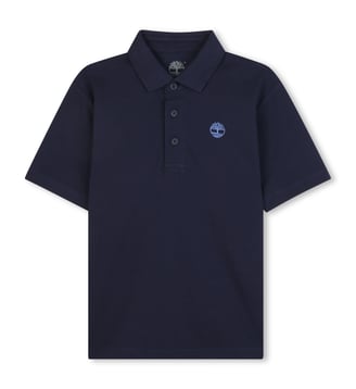 Polo à manches courtes en coton - Timberland - Indigo
