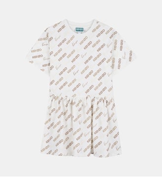 Robe imprimee - Kenzo Kids - Off white