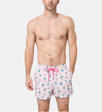 Short de bain - Perroquet - Arthur - Rose