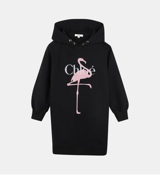 Robe à capuche - Chloe Kids - Black