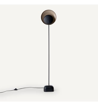 Lampadaire, réflecteurs noir et moka - AM.PM - Noir