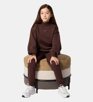 Sweat molletoné - BOSS Kidswear - Tourbe
