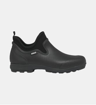 Bottines basses bi matières LESSFOR PLUS M - Aigle - Noir