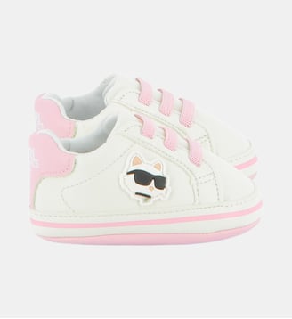 Baskets en simili - Karl Lagerfeld Kids - Blanc