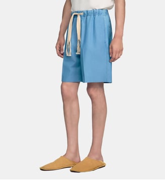 Short en coton effet délavé - Sandro - Chambray