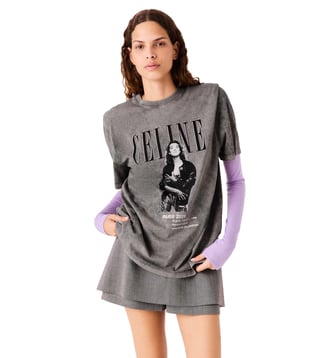 T-shirt Maje x Céline Dion - Maje - Gris