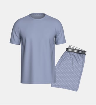 Pyjama court d'homme en Coton - Impetus - Bleu