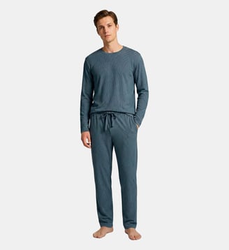 Pyjama long d'homme en Coton - Impetus - Bleu
