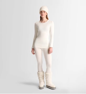 Sous pull troop col rond coupe regular - Fusalp - Blanc
