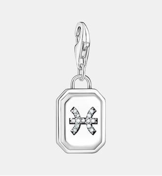 Breloque Charm signe du zodiaque Poisson - Thomas Sabo - Argent