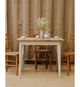 Table en bois Romy N°442- Produit chiné - Debongout - Bois clair