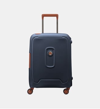 Valise cabine Moncey 4RR 55 cm - Delsey Paris - Bleu nuit