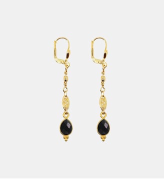 Boucle d'oreille THALIA - Nilaï - Noir