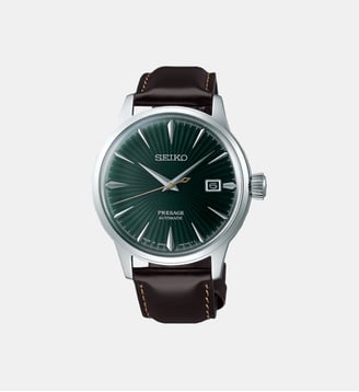 Montre automatique Presage Vert SRPD37J1 - Seiko - Argenté