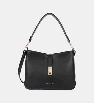 Sac à main trotteur Milano Horizon en cuir - Lancaster - Noir